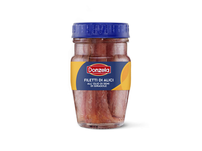 Ančiuviai DONZELA, 80 g