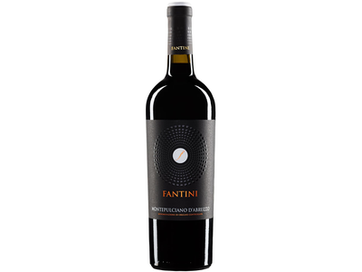 Raud. s. vynas FANTINI MONTEP., 13 %, 0,75 l