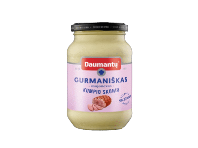 DAUMANTŲ GURMANIŠKAS majonezas, kumpio skonio, 70 % rieb., 400 g