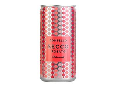 Putojantis vynas CONTELLO SECCO ROSATO (10%) 0,2 l