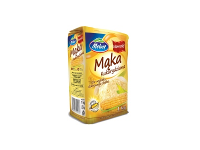 Kukurūzų miltai MELVIT, 1 kg