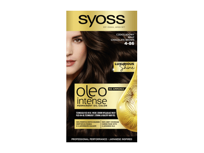 Plaukų dažai SYOSS OLEO INTENSE 4-86, 1 vnt.