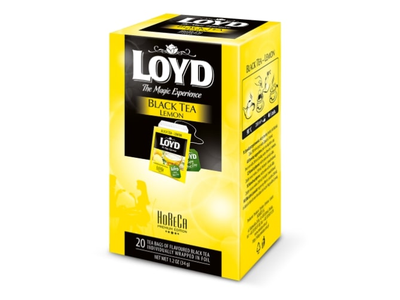 Juodoji arbata LOYD HORECA Lemon, 20 x 1,7g