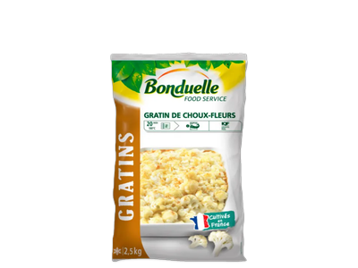 Žiedinių kopūstų BONDUELLE gratinas, 2,5kg