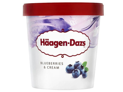 Valgomieji ledai  HAAGEN DAZS, šilauogių skonio, 400 g
