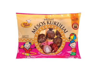 Mėsos kukuliai su kreminio sūrio įdaru, Tautų receptai 400 g