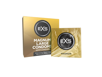 Prezervatyvai EXS Magnum Large, 3 vnt