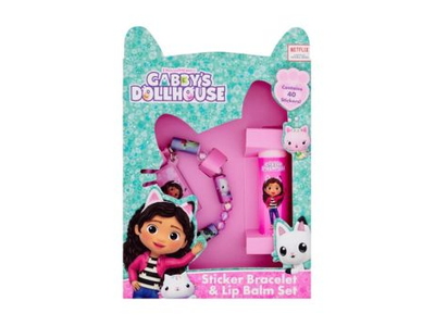 GABBY'S DOLLHOUSE vaikų apyrankė + lūpų balzamas (3.5 g)