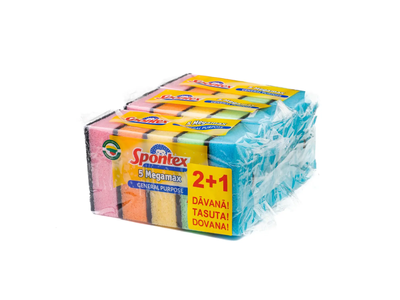 Šveitimo kempinėlės SPONTEX MGAMAX 5vnt. AW26