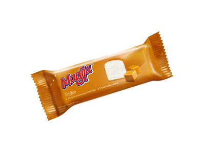 Glaistytas, vanilinis varškės sūrelis su toffee glaistu, MAGIJA, 24% rieb., 45 g