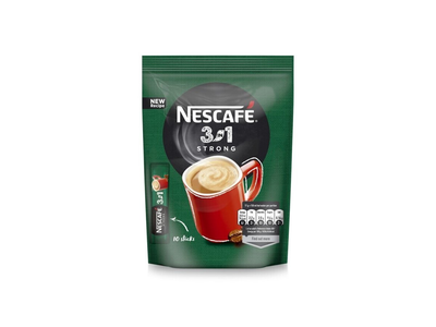 Tirpiosios kavos gėrimas NESCAFE,STRONG,3in1, 10 vnt., 160 g
