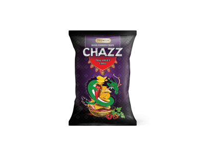 Bulvių traškučiai CHAZZ THAI, aitriųjų paprikų skonio, 90 g