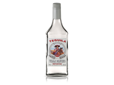 Tekila, VILLA PANCHO, silver, 38%, 0,7l
