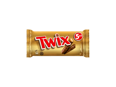 Šokoladiniai batonėliai TWIX, 5 vnt., 250 g