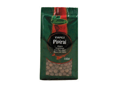 Kvapieji pipirai žirneliais SAUDA, 100 g