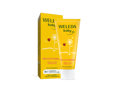 Vaikiškas veido kremas WELEDA su medetkomis, 50 ml
