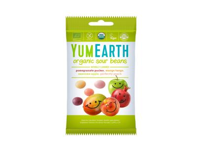 Ekologiški saldainiai YUMEARTH SOUR BEANS, 50 g