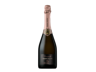 Putojantis vynas BARONE PIZZINI, Franciacorta Rosé Extra Edizione 2018, briutas, 12%, 0,75 l