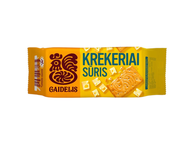 Krekeriai GAIDELIS, sūrio skonio, 72 g