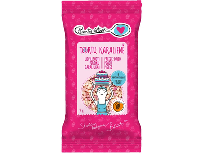 Liofilizuoti persikų gabaliukai BEATOS VIRTUVĖ, 7g