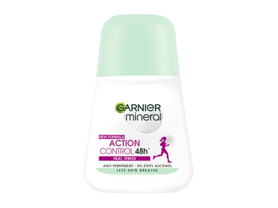 Moteriškas rutulinis dezodorantas GARNIER ACTION, 50 ml