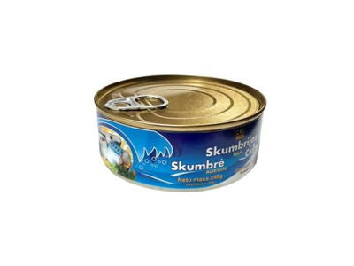 Konservuota skumbrė aliejuje, 240 g