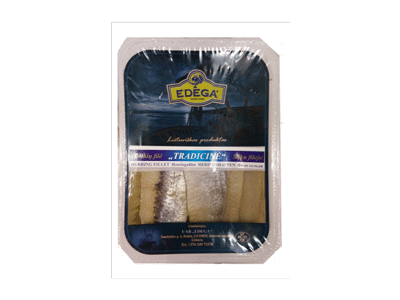 TRADICINĖ sūdyta silkių filė su aliejumi EDEGA, 1 kg