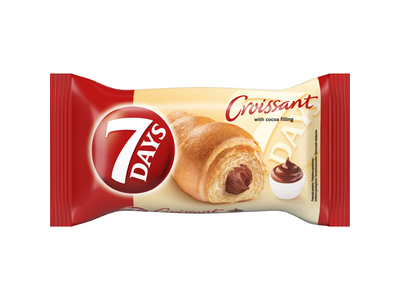 Kruasanas 7 DAYS, su kakaviniu įdaru, 60 g