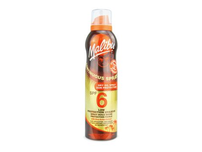 MALIBU SPF6 purškiamasis apsauginis sausasis aliejus, 175 ml
