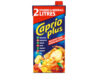Įvairių vaisių gėrimas CAPRIO, 2 l