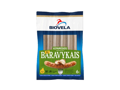 Virtos kepamosios dešrelės BIOVELA su baravykais, a. r., 270 g