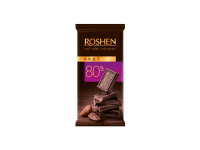 Juodasis šokoladas ROSHEN BITTER, 85 g