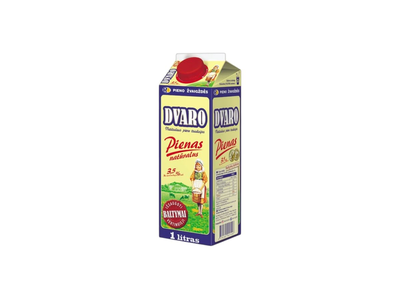** Dvaro pienas 3.5%, 1 l