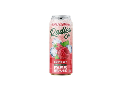 Gaz. nealk alaus kokteilis FASSBRAUSE RADLERIS su aviečių sult. 0,5 l, skard.