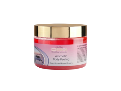 Aromatizuotas kūno pilingas rožių ir jų lapelių kvapo MON PLATIN DSM, 330 ml