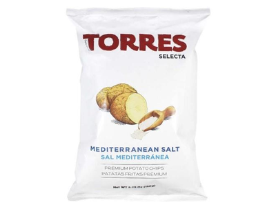Bulvių traškučiai TORRES, su jūros druska, 150g