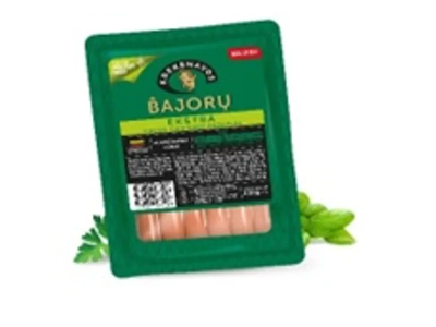 BAJORŲ EKSTRA pienišk. dešrelės, a. r., 430 g