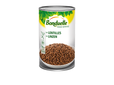 Konservuoti lęšiai  BONDUELLE, 4kg/2,655kg
