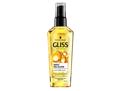 Plaukų eliksyras - serumas GLISS KUR OIL ELIXIR, 75 ml