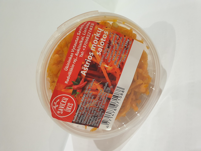 Morkų salotos SAVICKŲ ŪKIS, aštrios, 350 g