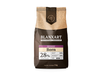 Baltasis šokoladas BLANXART, Born, 5 kg