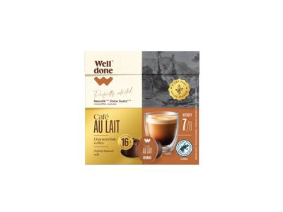 Kavos kapsulės WELL DONE CAFÉ AU LAIT, 160 g