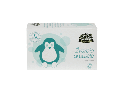 Žolelių arbata ŽVARBIO ARBATĖLĖ (nuo 9 mėn.), 20 vnt.