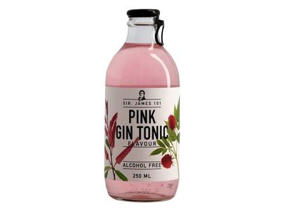 Nealkoholinis kokteilis, SIR JAMES 101 Pink Gin Tonic, 0,0%, 0,25 l