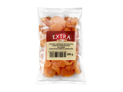 Džiovinti abrikosai EXTRA LINE, 200 g