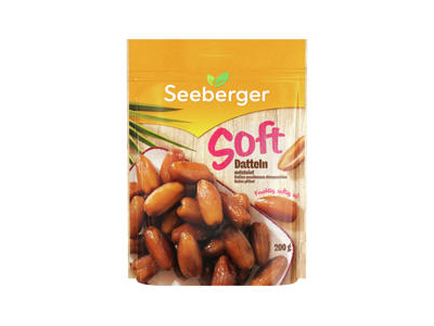 Minkštos datulės SEEBERGER, 200 g