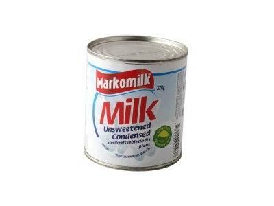 Sutirštintas pienas be cukraus, sterilizuotas, 7,8%, 320 g