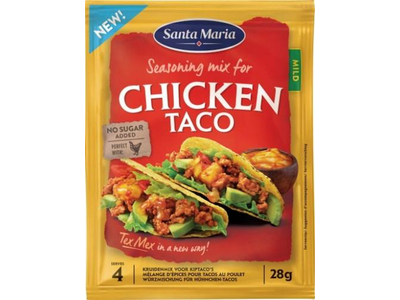 Vištienos prieskonių mišinys SANTA MARIA Taco, 28g