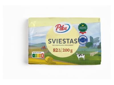 Pilos Sviestas 82 %