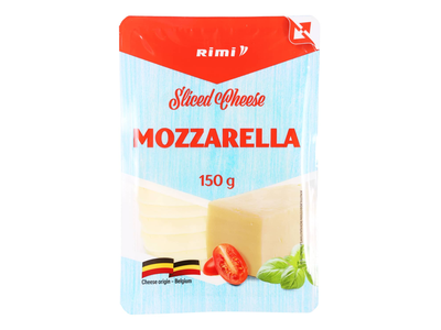 Pjaustytas sūris RIMI MOZZARELLA,  42%, 150 g